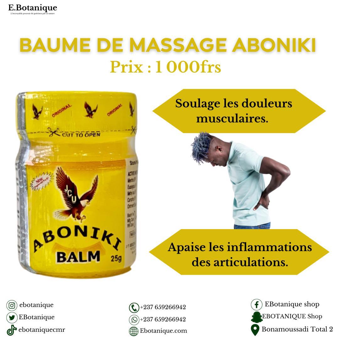 ABONIKI Baume de massage.
