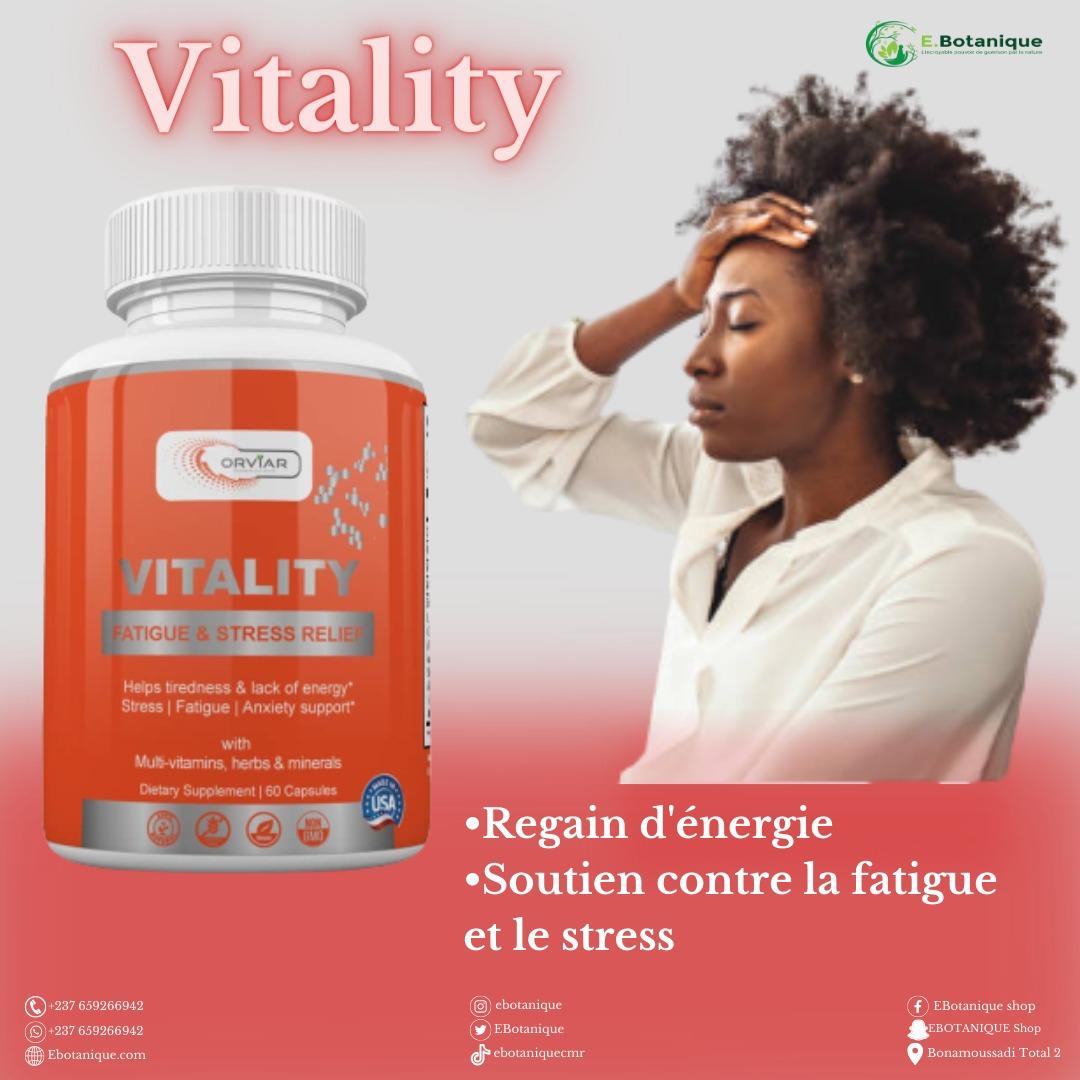 Complément alimentaire - Vitality, support efficace contre la fatigue et le stress