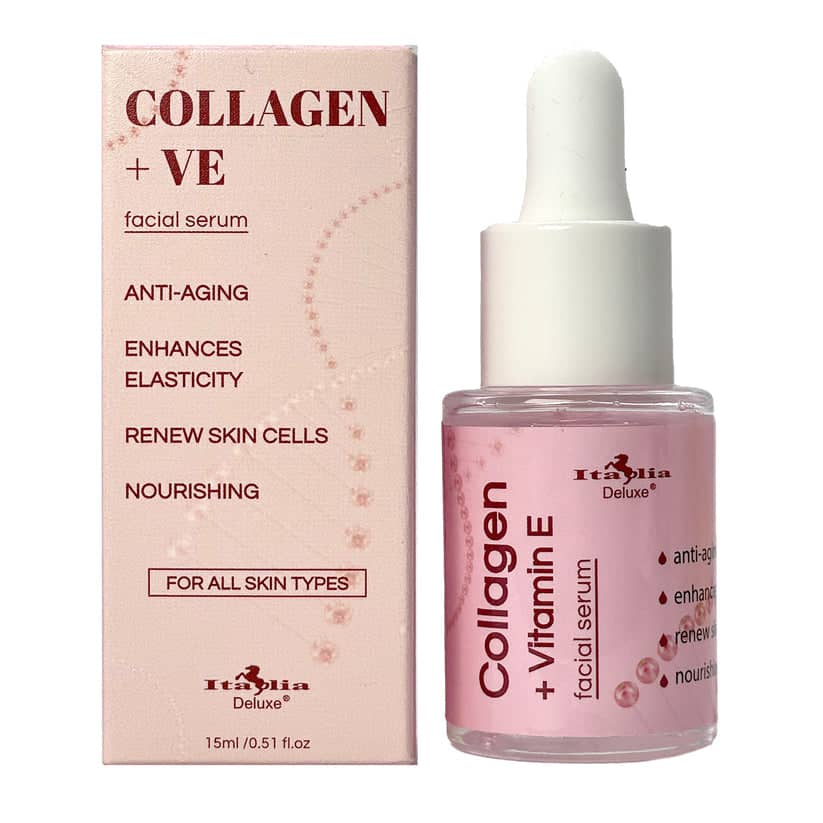 Serum COLLAGEN + VE, anti-âge, élasticité et rajeunissement de la peau