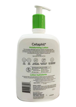 Cetaphil - Lait de corps  hydratante pendant 48h. 1 LITRE