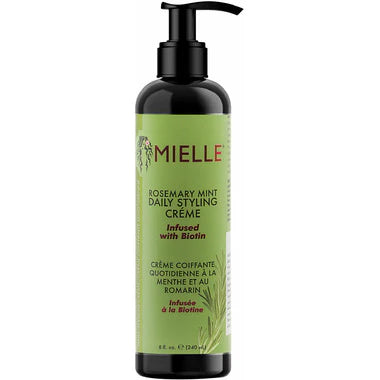 Mielle, Crème coiffante quotidienne, romarin et menthe, 8 fl oz