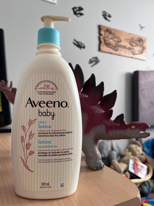 Aveeno - Lotion  hydratant pour bébé sans parfum - Avoine naturelle | 532 ml