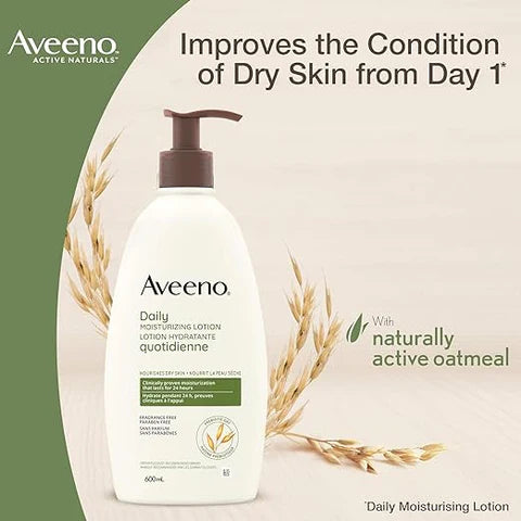 Aveeno Lotion corporelle hydratante  à l'avoine prébiotique