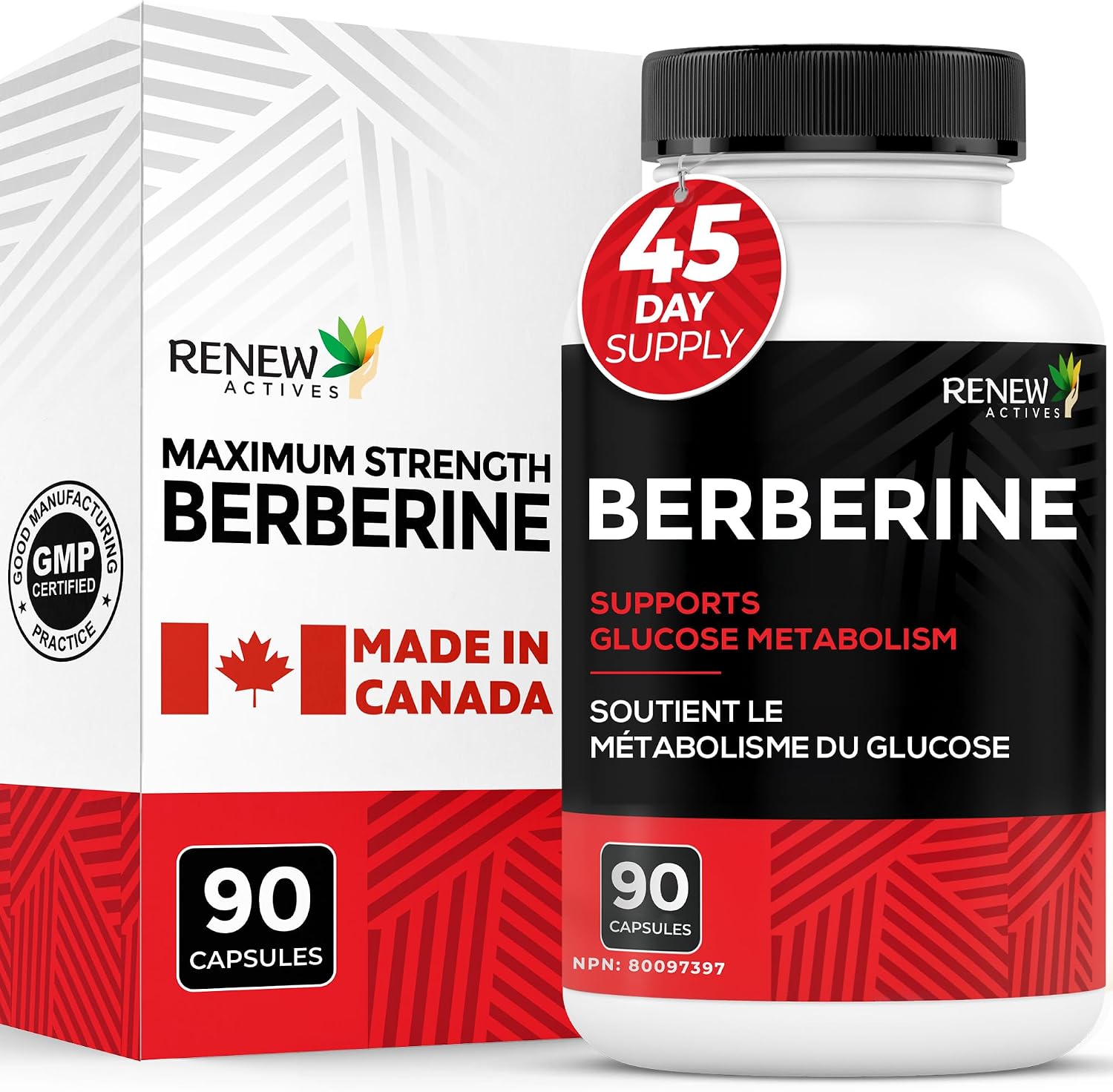 Complement alimentaire | Berbérine 500 mg | Cholestérol, métabolisme du glucose - Formule haute puissance