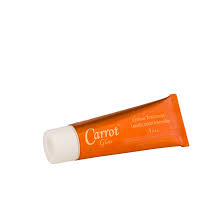 GLOW - Carrot Glow Crème de traitement tonifiante intense à l'huile de carotte et au complexe de vitamines A, K et E