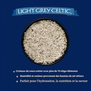 Nutrition Sel de Mer Celtique Mélange vital de minéraux gris clair, 227g