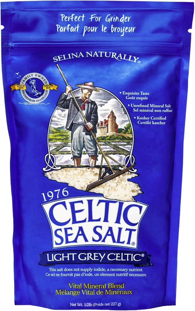 Nutrition Sel de Mer Celtique Mélange vital de minéraux gris clair, 227g