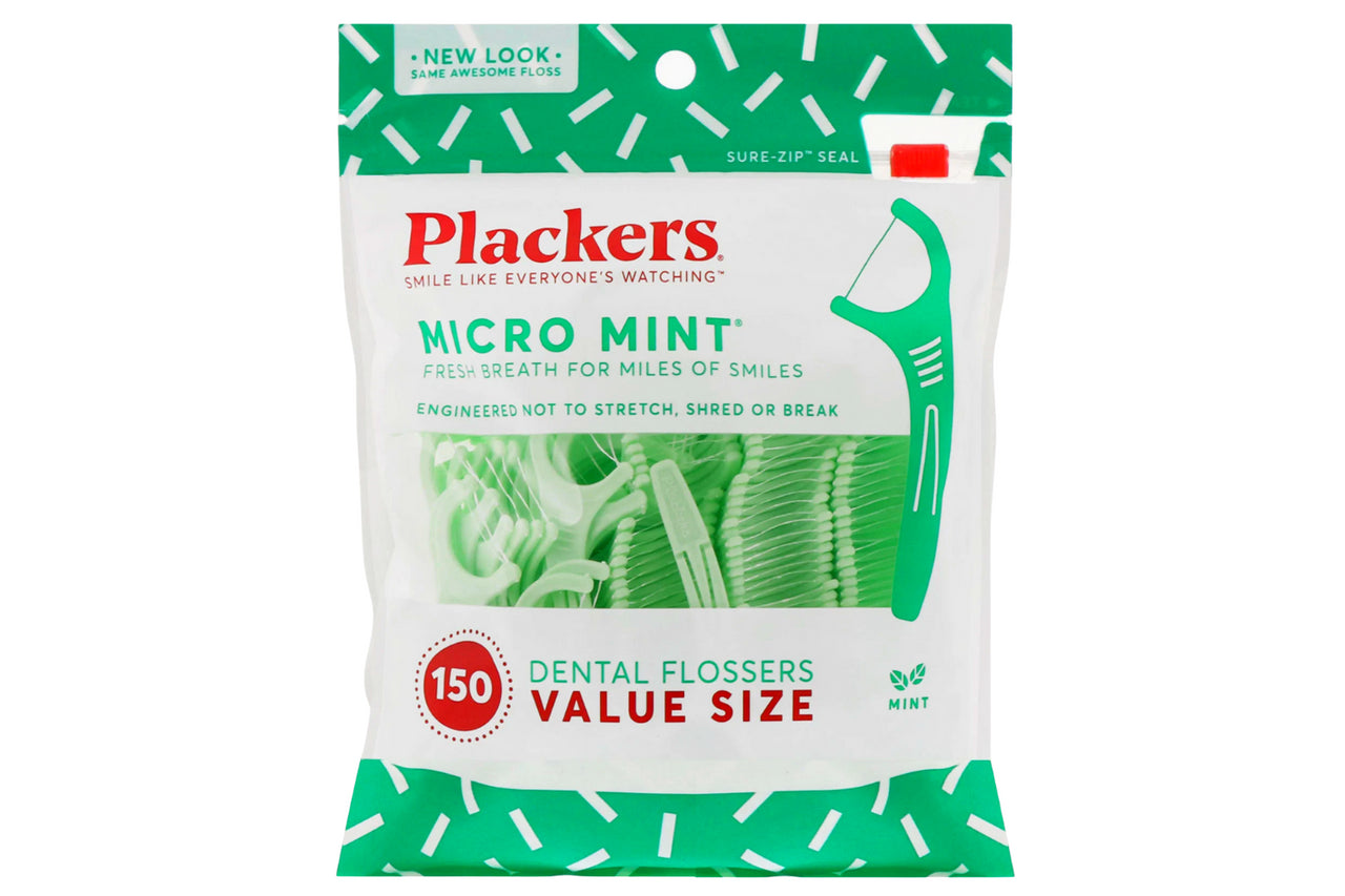 Plackers Porte-Fil Dentaire Micro - pack de 150
