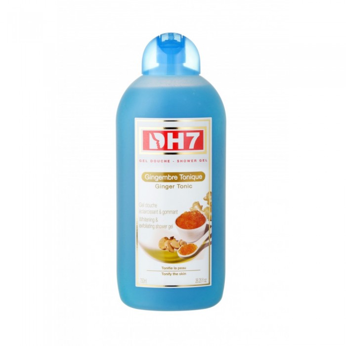 DH7 Gel Douche Gommant et Eclaircissant Gingembre Tonique 750ml