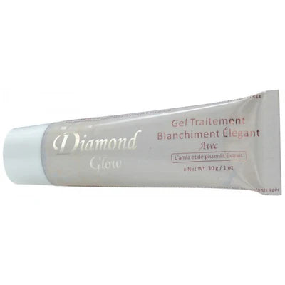 GLOW -Diamond Glow Gel de traitement blanchissant élégant  avec extrait d'amla et de pissenlit