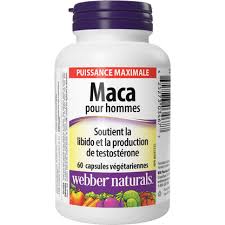 Webber naturals Maca pour hommes, soutient la libido et la production de testosterone