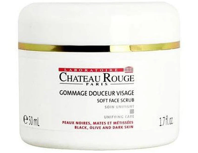 Chateau Rouge GOMMAGE VISAGE DOUX  Unifie le teint et élimine les cellules mortes