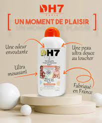 DH7 Paris - Gel douche enfants et bébés corps et cheveux 25.33 fl. oz: Abricot et pêche