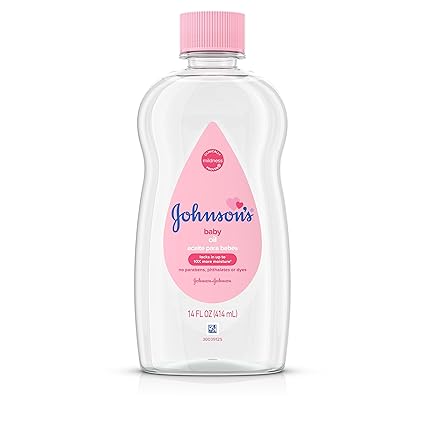 Johnson's Huile pour bébé , sans parabènes ni colorants