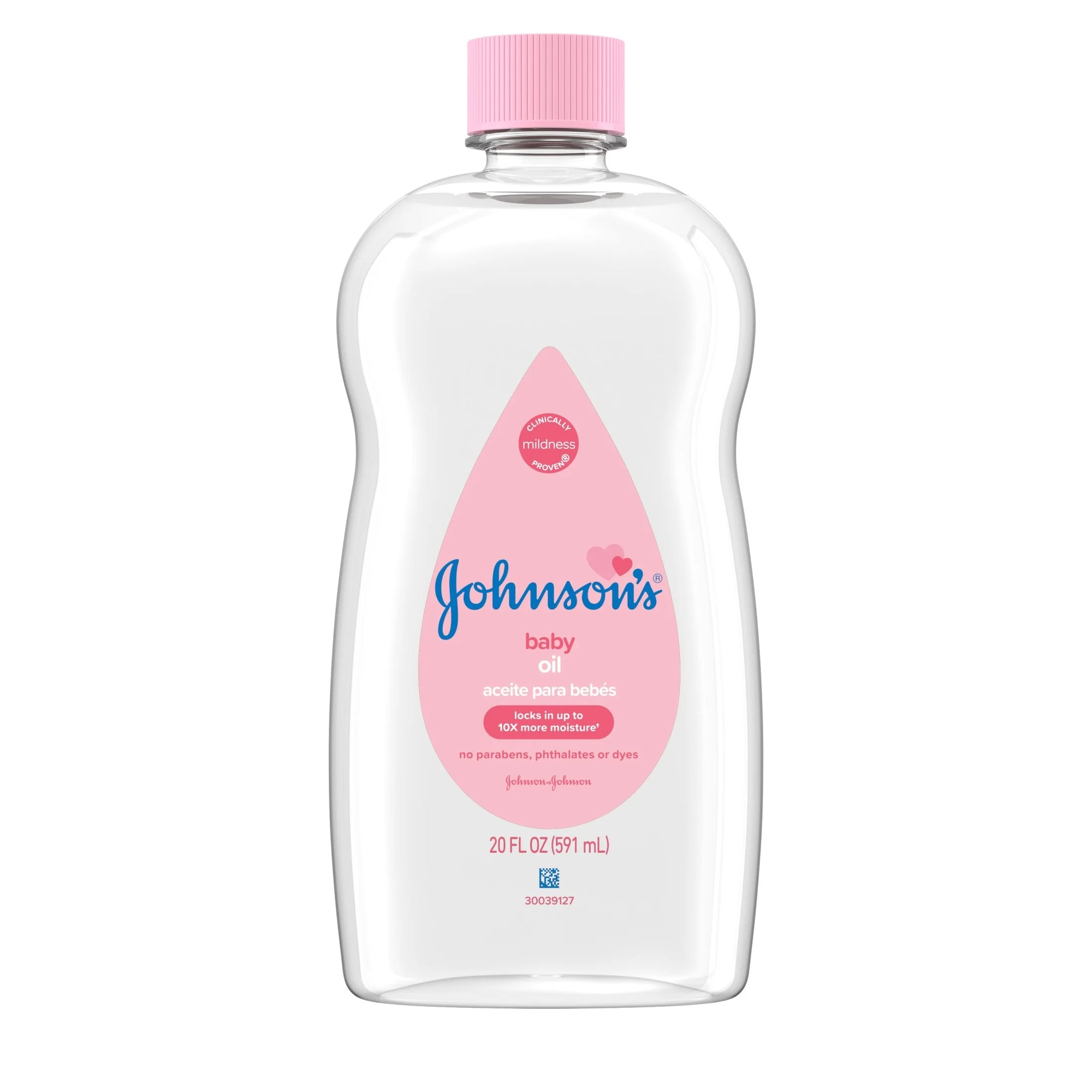 Johnson's Huile pour bébé , sans parabènes ni colorants