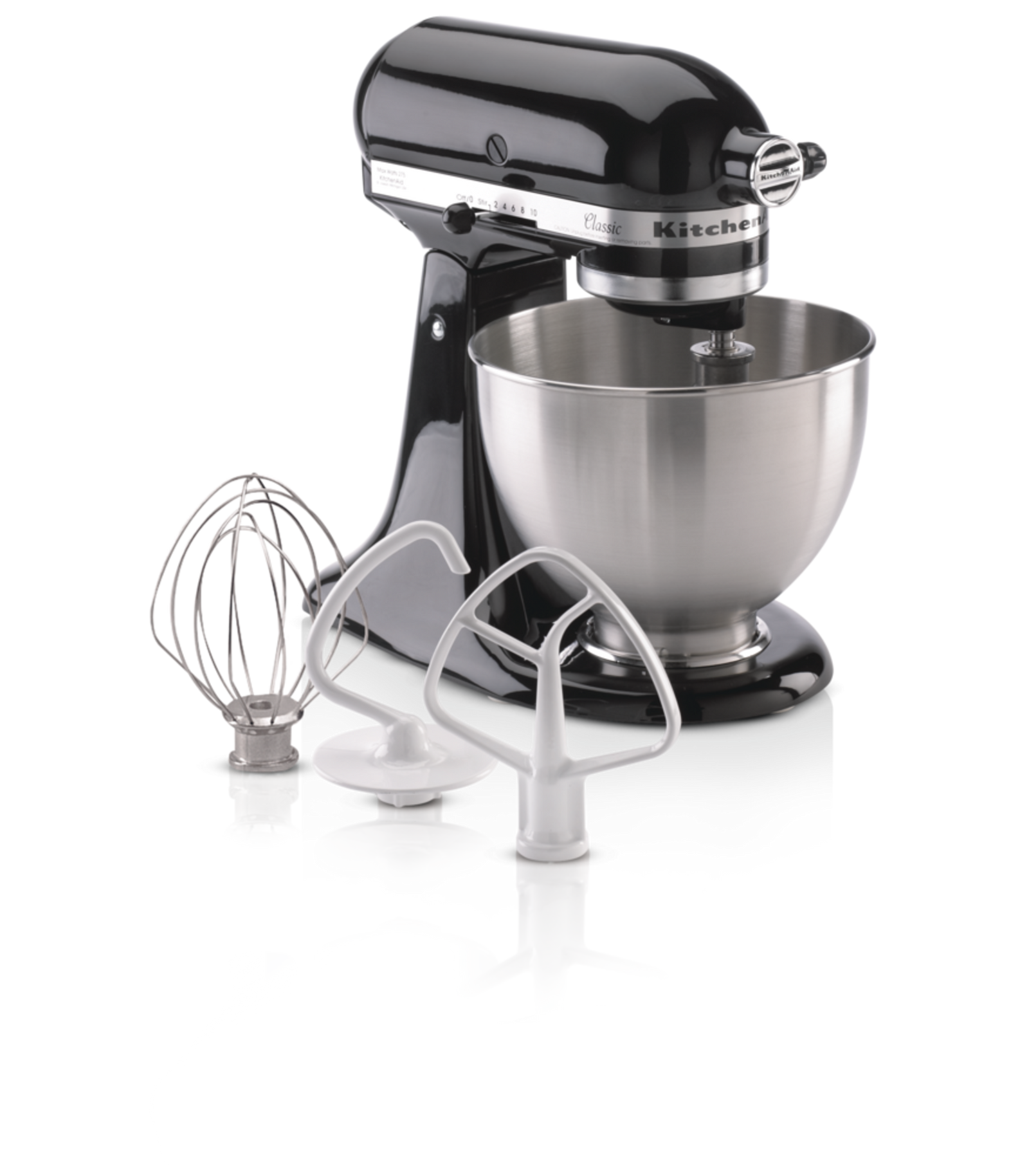 électroménager  Batteur sur socle à tête inclinable KitchenAid, noir onyx