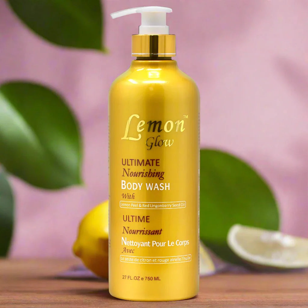 GLOW-Gel douche nourrissant ultime Lemon Glow