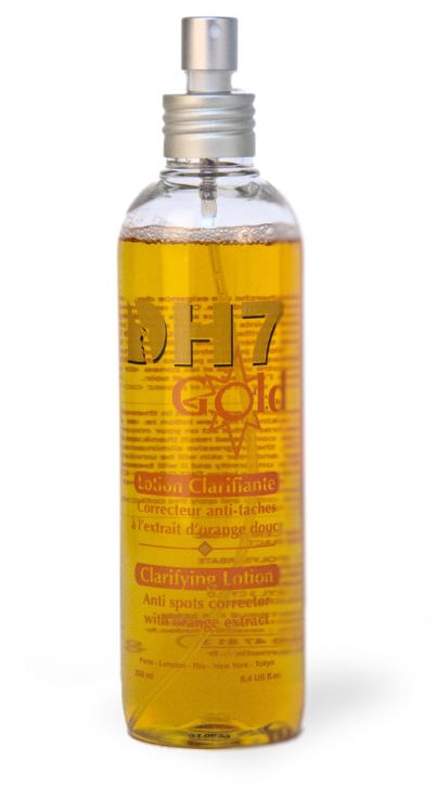 DH7 Gold Lotion clarifiante Anti taches à l'extrait d'orange douce 250ml