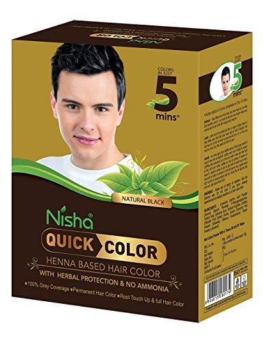 NISHA quick color, Henna based hair color