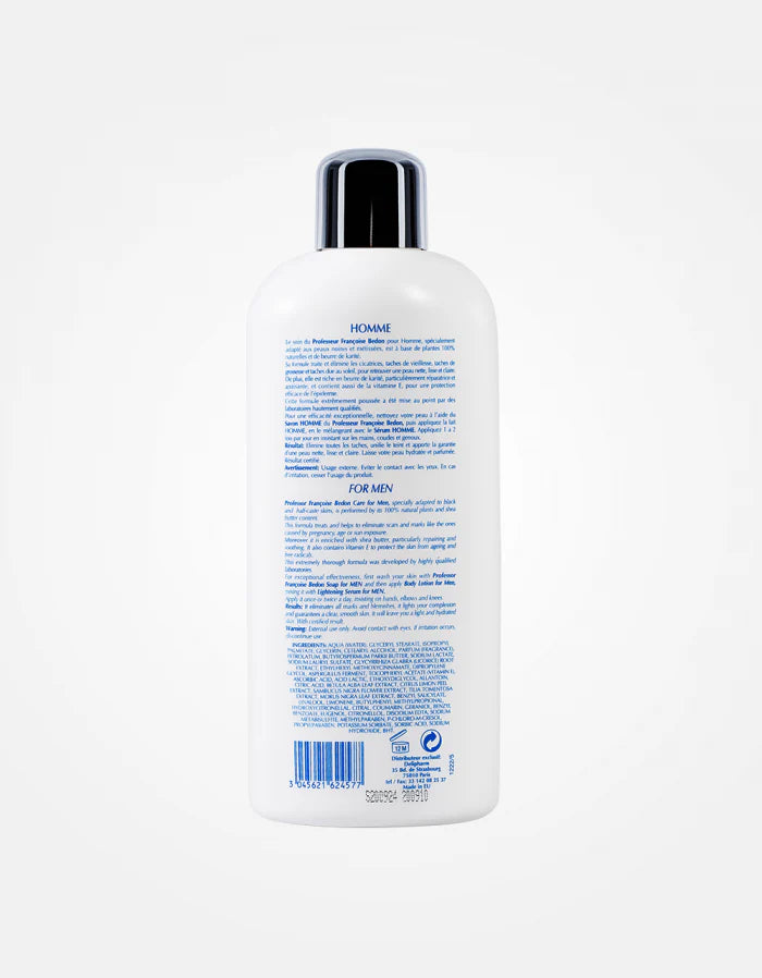 Pr. FRANCOISE BEDON® Lait hydratant et éclatant pour homme 16,8 oz, soin réparateur et apaisant