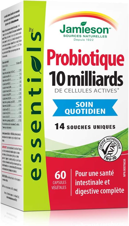 Complement Alimentaire | Probiotique 10 milliards d'UFC, 60 gélules