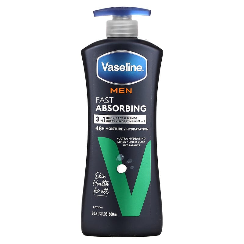 Vaseline Homme corporelles 3 en 1 pour le corps, SENTEZ LA DIFFÉRENCE