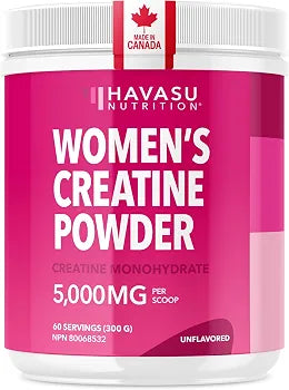 Créatine pour femmes, 5000 mg de créatine monohydratée, non aromatisée