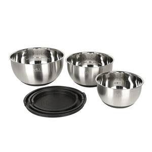 Cuisine | MIU - Ensemble de 3 bols mélangeurs avec Couvercles, 6 pièces