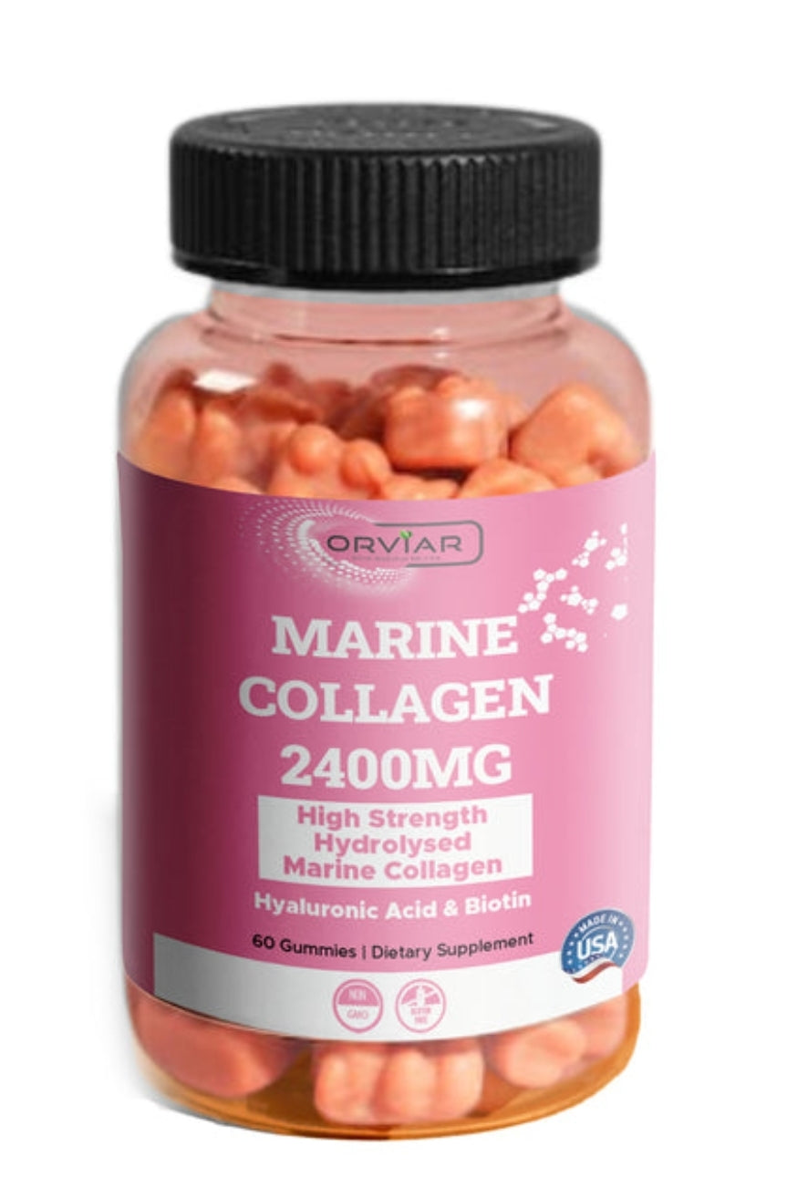 Complement Alimentaire - Collagène marin  hydrolysé 2400mg