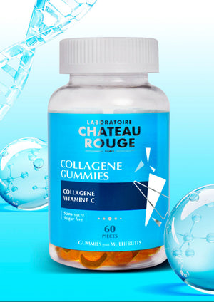 COLLAGÈNE MARIN & Vitamine C - Favorise l'éclat de la peau. 60 gummies