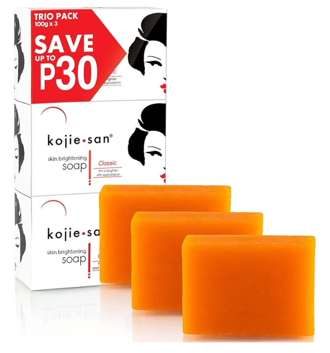 Savon Kojie San Soap  –  3 Bars 100 g