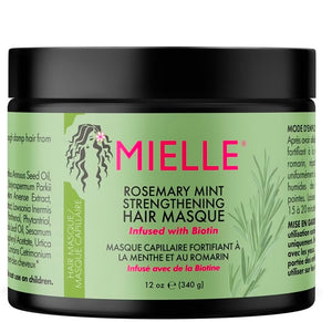 Mielle, Masque capillaire fortifiant, romarin et menthe, 12 oz (340 g)