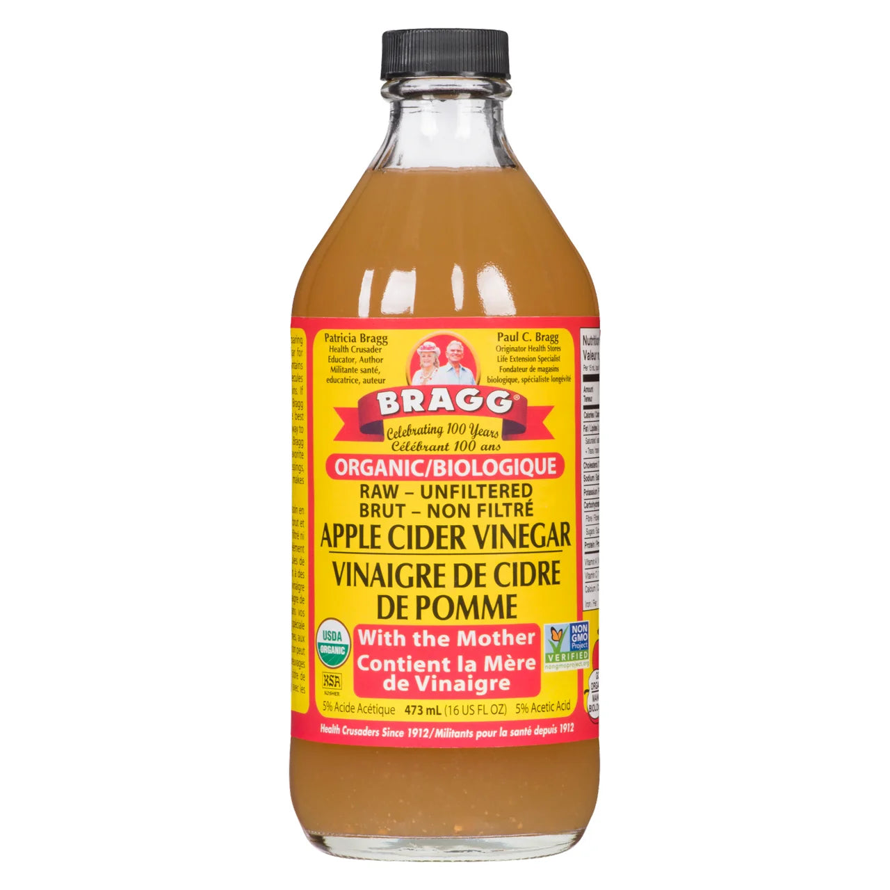 Vinaigre de cidre de pomme  Bio 473 ml
