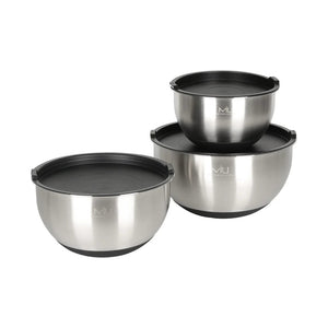Cuisine | MIU - Ensemble de 3 bols mélangeurs avec Couvercles, 6 pièces