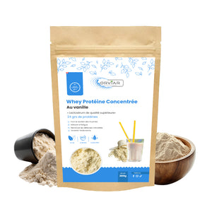 Protéine à la vanille (Whey Protein) – Énergie, Force & Récupération 200gr