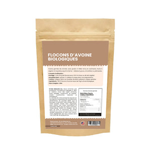 Nutrition Santé Flocons d’avoine sans gluten biologiques 200gr