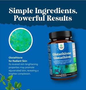Complément alimentaire Glutathion & chardon Marie | Source d'antioxydants 60 comprimés