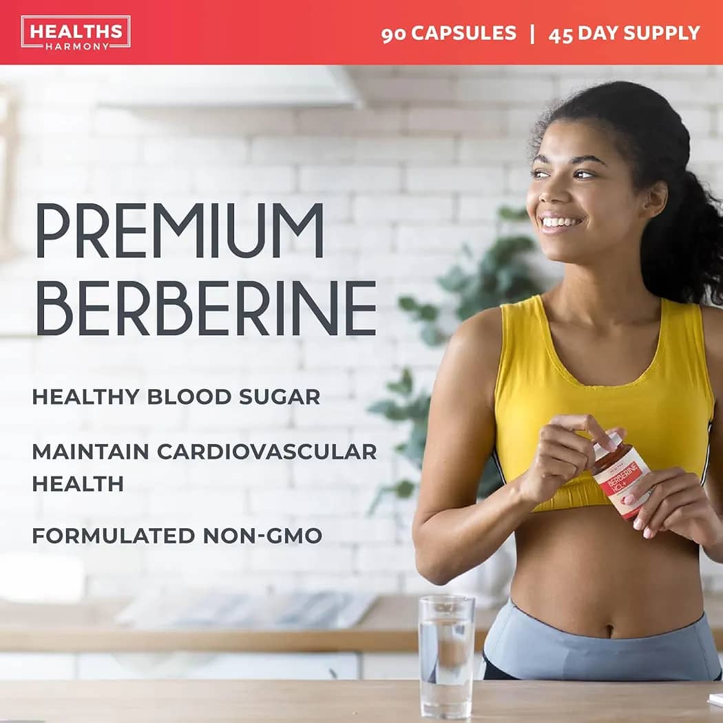 Complément alimentaire - Berbérine HCl+Bitter melon| Régule la glycémie et le métabolisme