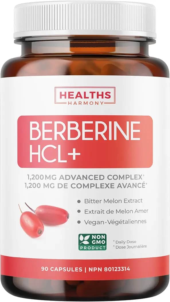 Complement alimentaire - Berbérine 1000 mg | Cholestérol, métabolisme du glucose