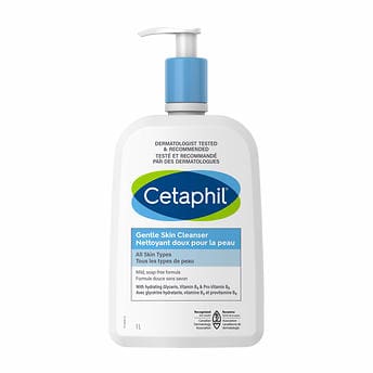 Cetaphil Gel douche nettoyant doux pour la peau 1 Litre