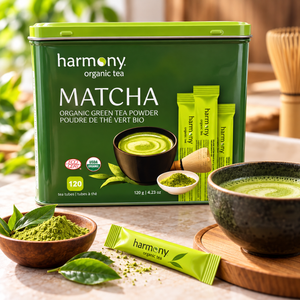 Thé Matcha Bio Harmony 120 Sachets – Énergie & Bien-être | Ebotanique