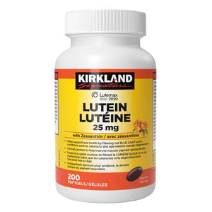 Complement Alimentaire Lutéine 25mg avec zéaxanthine 200 gélules