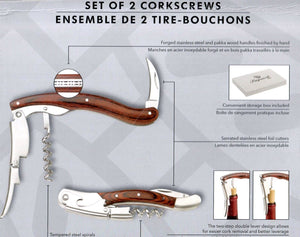 Ensemble de 2 tire-bouchons Laguiole