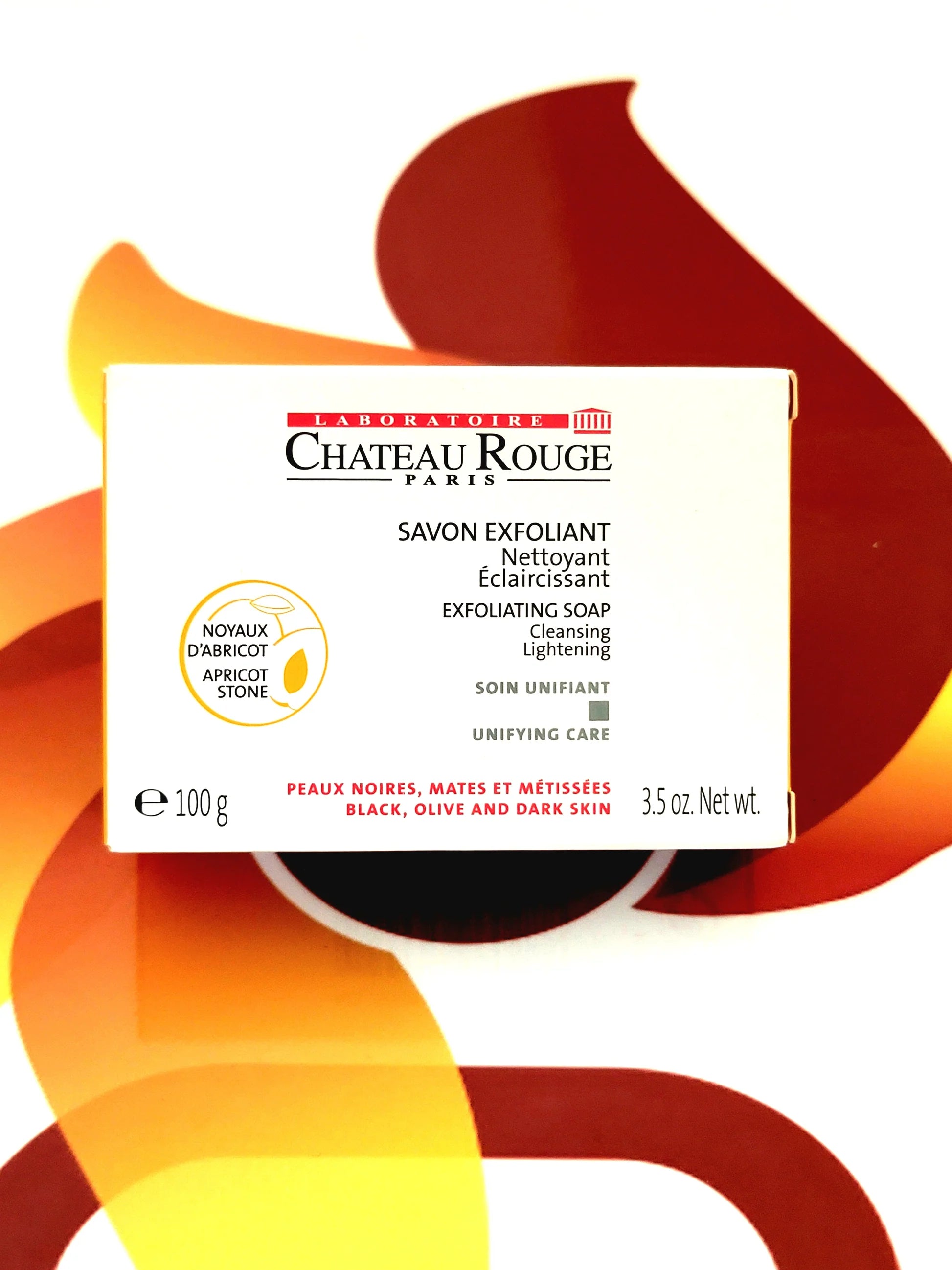 SAVON EXFOLIANT CHATEAU ROUGE - élimine les cellules mortes et purifie