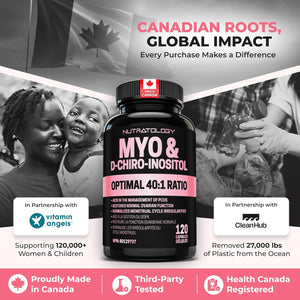 Complement Alimentaire Myo-Inositol & D-Chiro Inositol Capsules – Supplément de SOPK pour femme