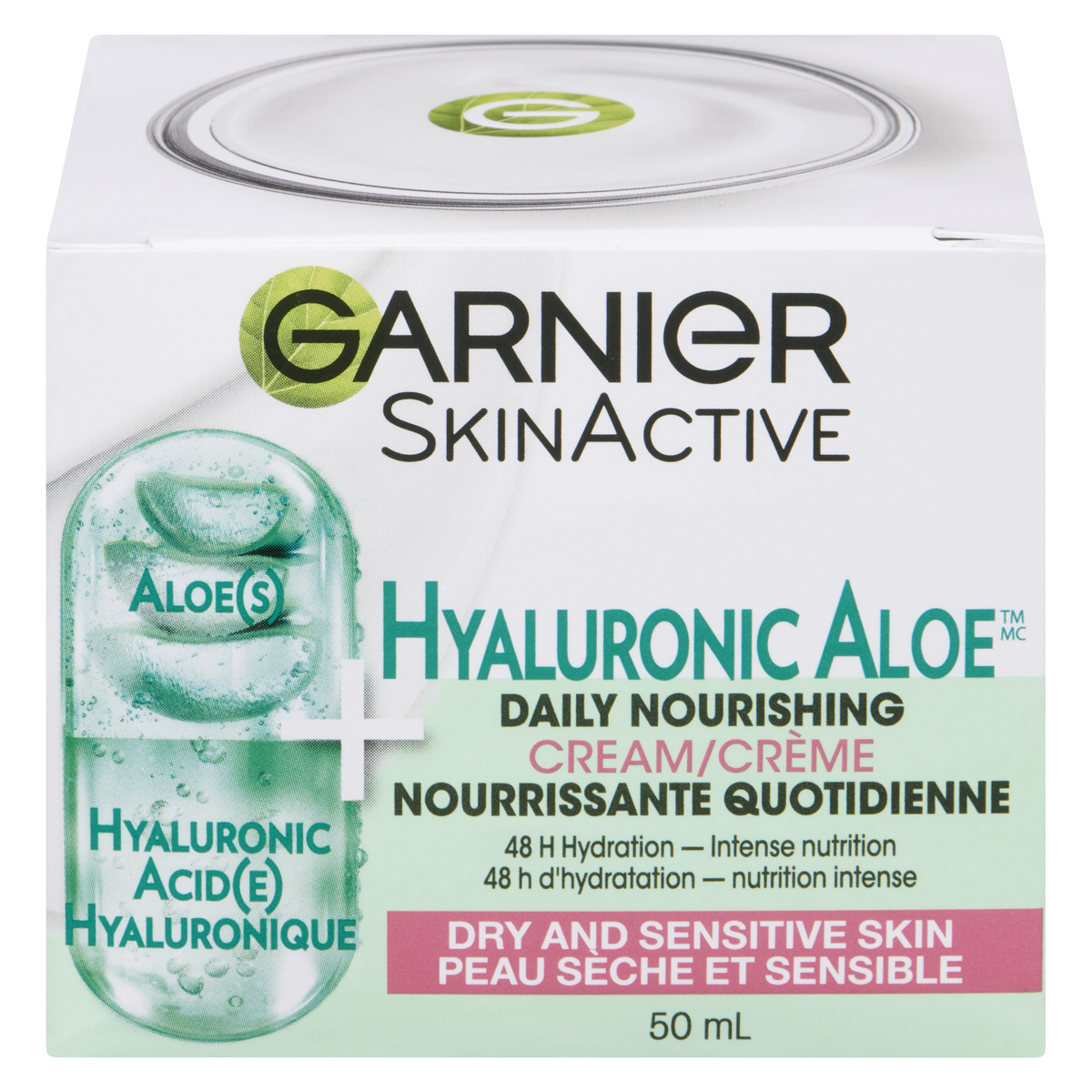 Garnier Skin Naturals Crème à l'aloe vera hyaluronique, 50 ml