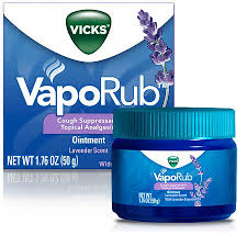 Vicks VapoRub Pommade nasale , décongestionnant nasal  à la Lavande