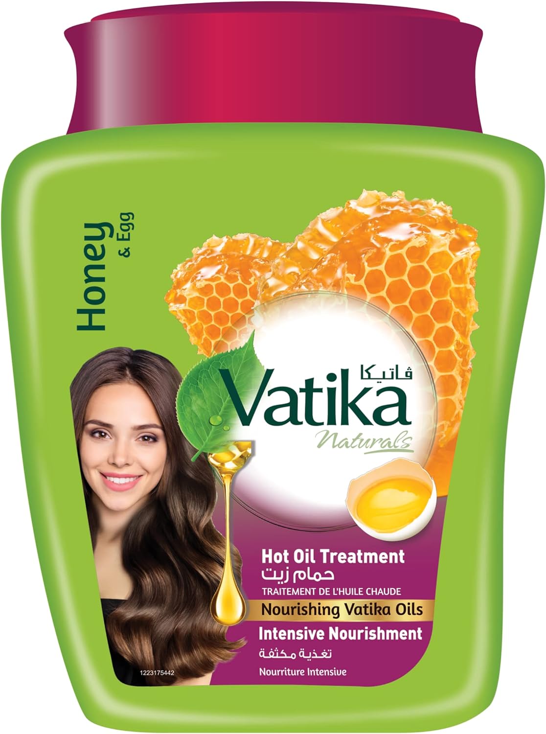 Dabur Vatika Naturals Nourishment Traitement à l'huile chaude, 1kg