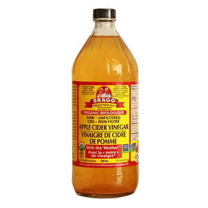 Vinaigre de cidre de pomme biologique Bragg 946 ml crue non filtrée, 946 ml