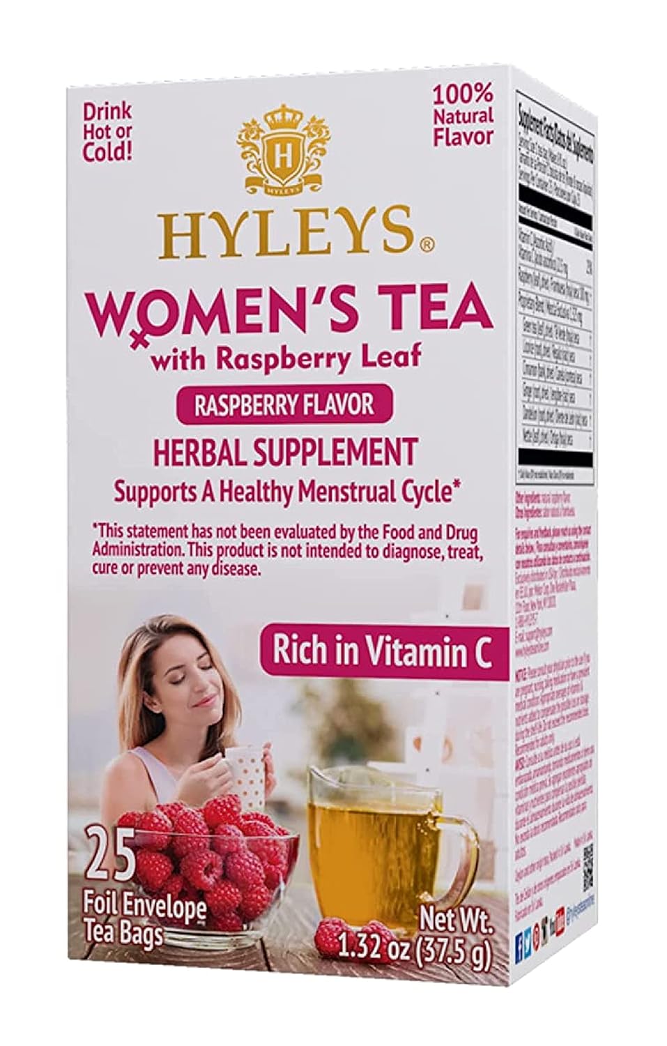 Hyleys thé pour femmes - Calme les Règles douloureuses , crampes, douleurs menstruelles